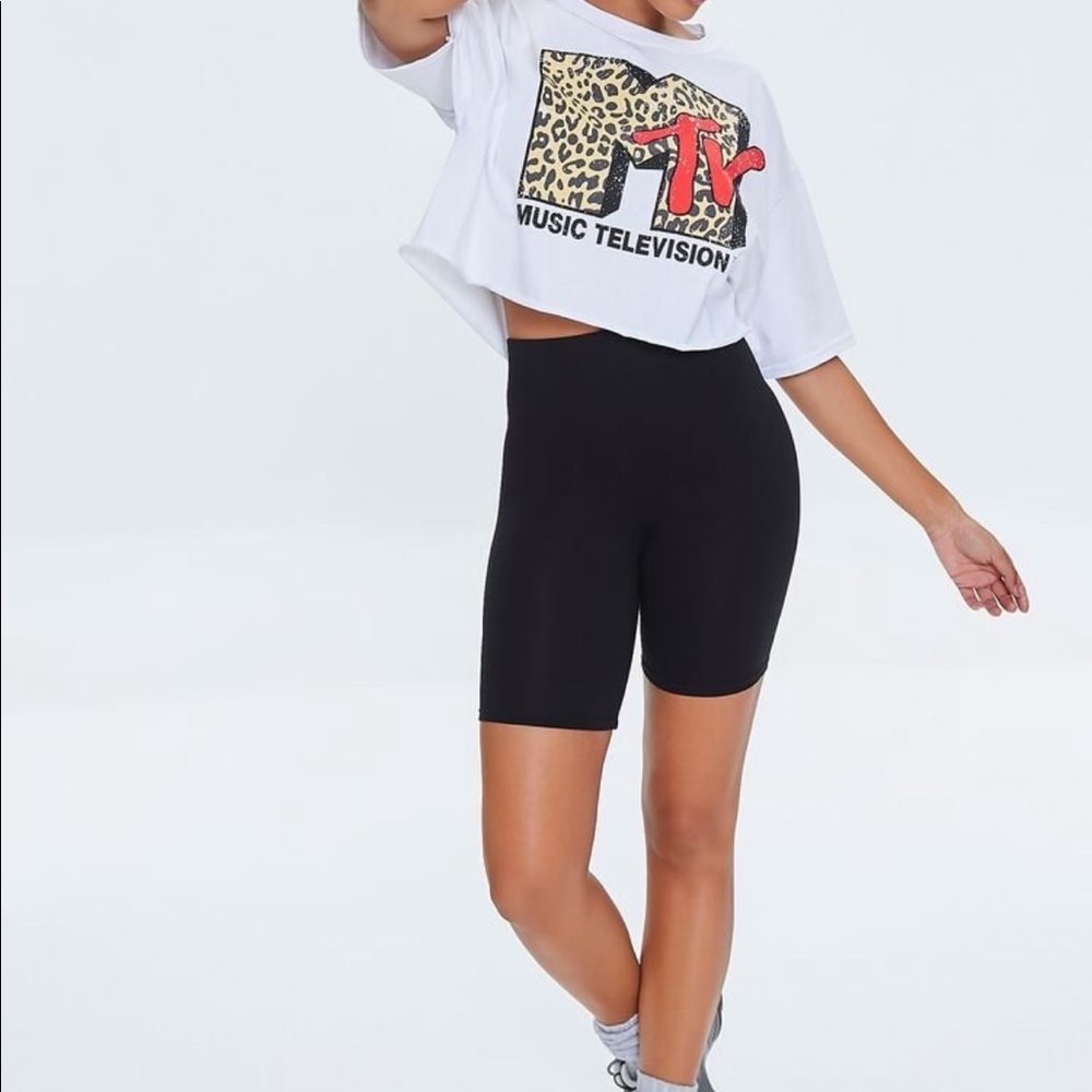 NWT FOREVER 21 Organic Cotton Biker Shorts